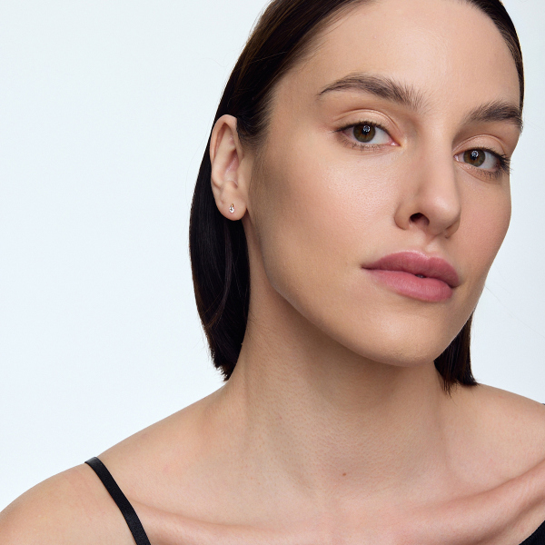 Kolczyki złote z cyrkoniami - Mini