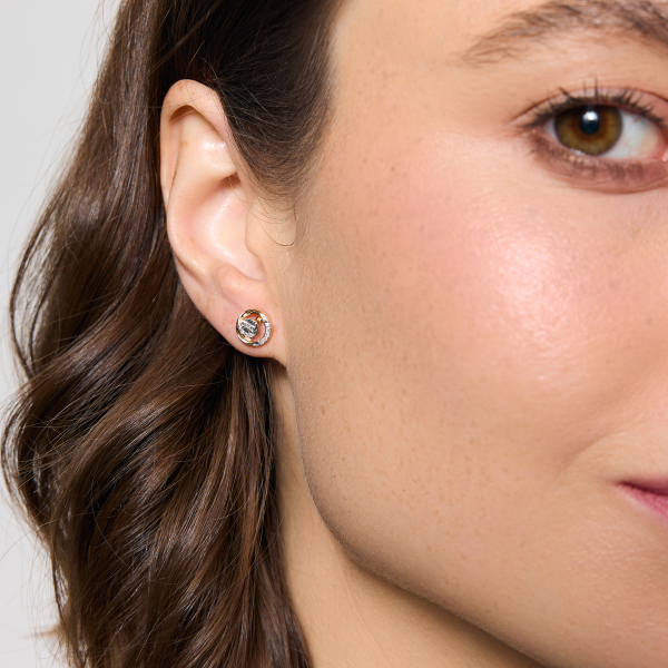 Kolczyki złote z diamentami