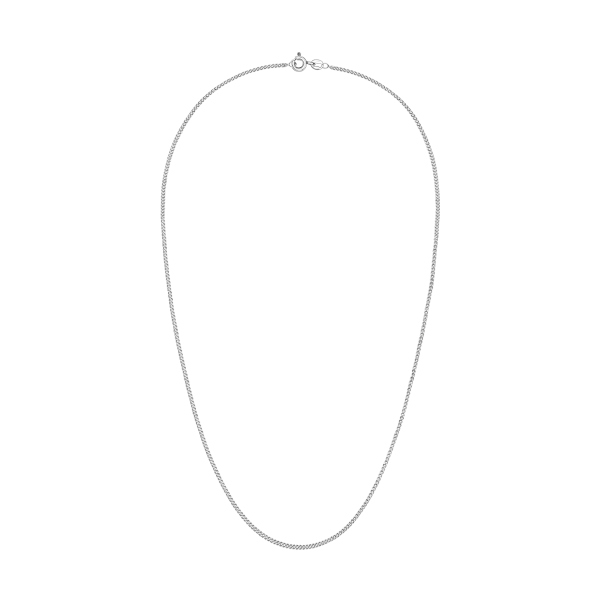 Łańcuszek srebrny - pancerka - 1 mm