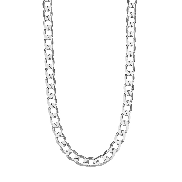 Łańcuszek srebrny - pancerka - 4 mm
