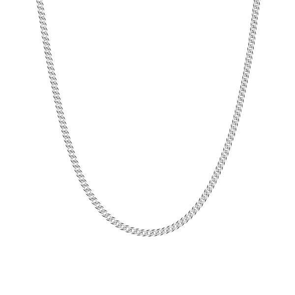 Łańcuszek srebrny - pancerka - 4 mm