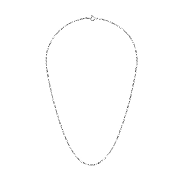 Łańcuszek srebrny - rolo - 50 cm