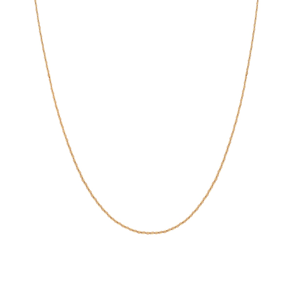 Łańcuszek złoty - blaszki - 40 cm