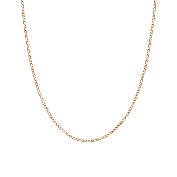 Łańcuszek złoty - gral - 55 cm