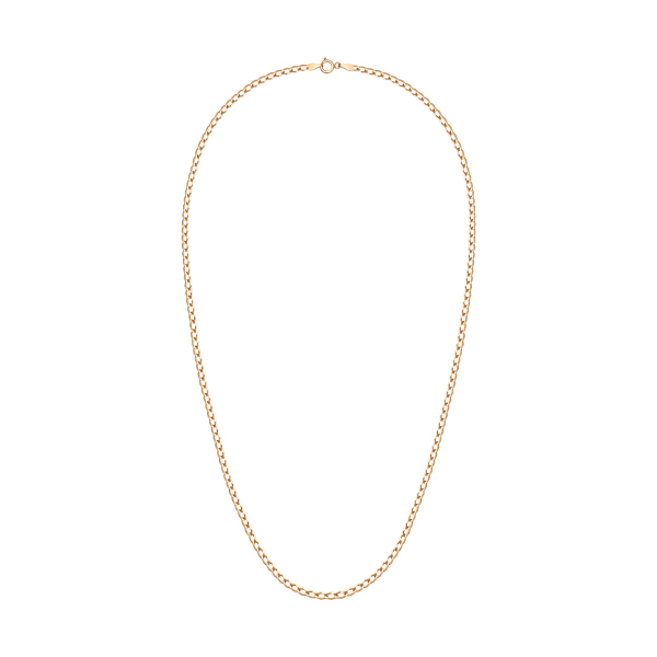 Łańcuszek złoty - gral - 55 cm