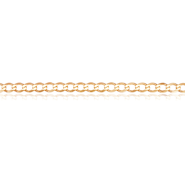 Łańcuszek złoty - gral - 55 cm