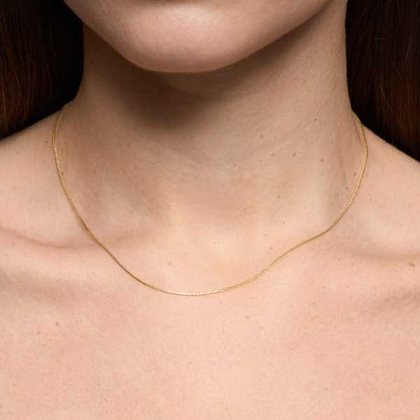 Łańcuszek złoty - lisi ogon