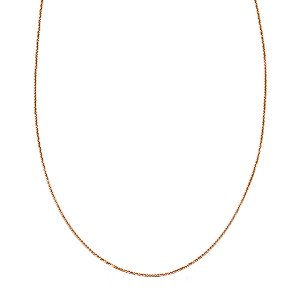 Łańcuszek złoty - spiga - 40 cm