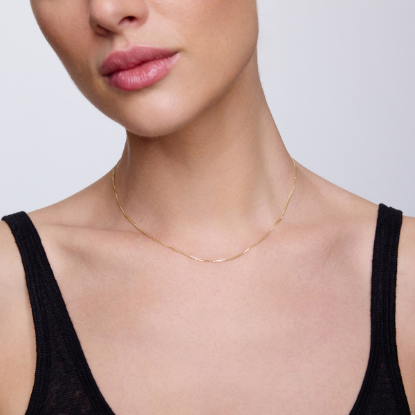 Łańcuszek złoty - spiga