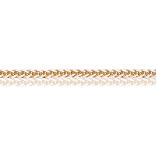 Łańcuszek złoty - spiga - 80 cm