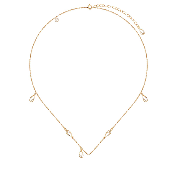 Naszyjnik srebrny pozłacany - Pavoni 