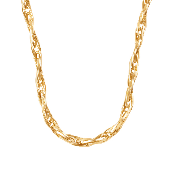 Naszyjnik złoty - pleciony