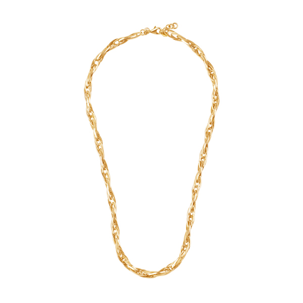 Naszyjnik złoty - pleciony
