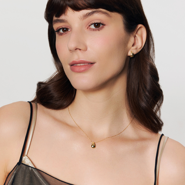 Naszyjnik złoty - kropla - La Prima Shine