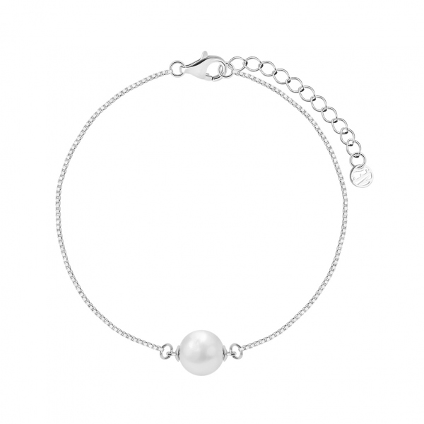 Bransoletka srebrna z perłą - Pearls
