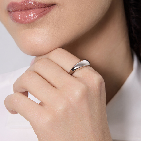 Pierścionek srebrny - Simple