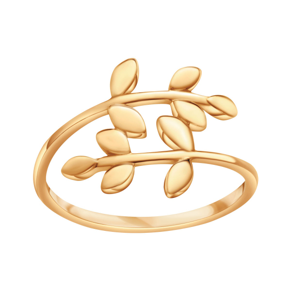 pierścionek-złoty-liście-flora-1