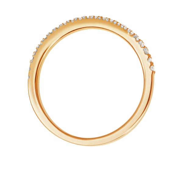 Pierścionek złoty z diamentami - YES Rings