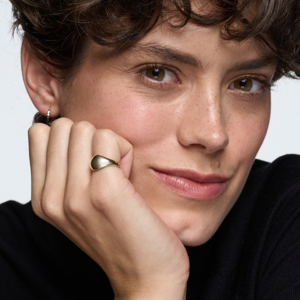 Pierścionek złoty - sygnet - La Prima