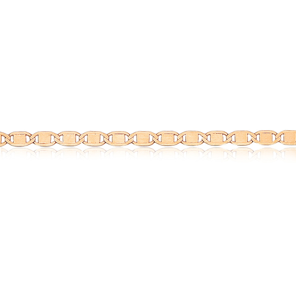 Łańcuszek złoty - blaszki - 45 cm