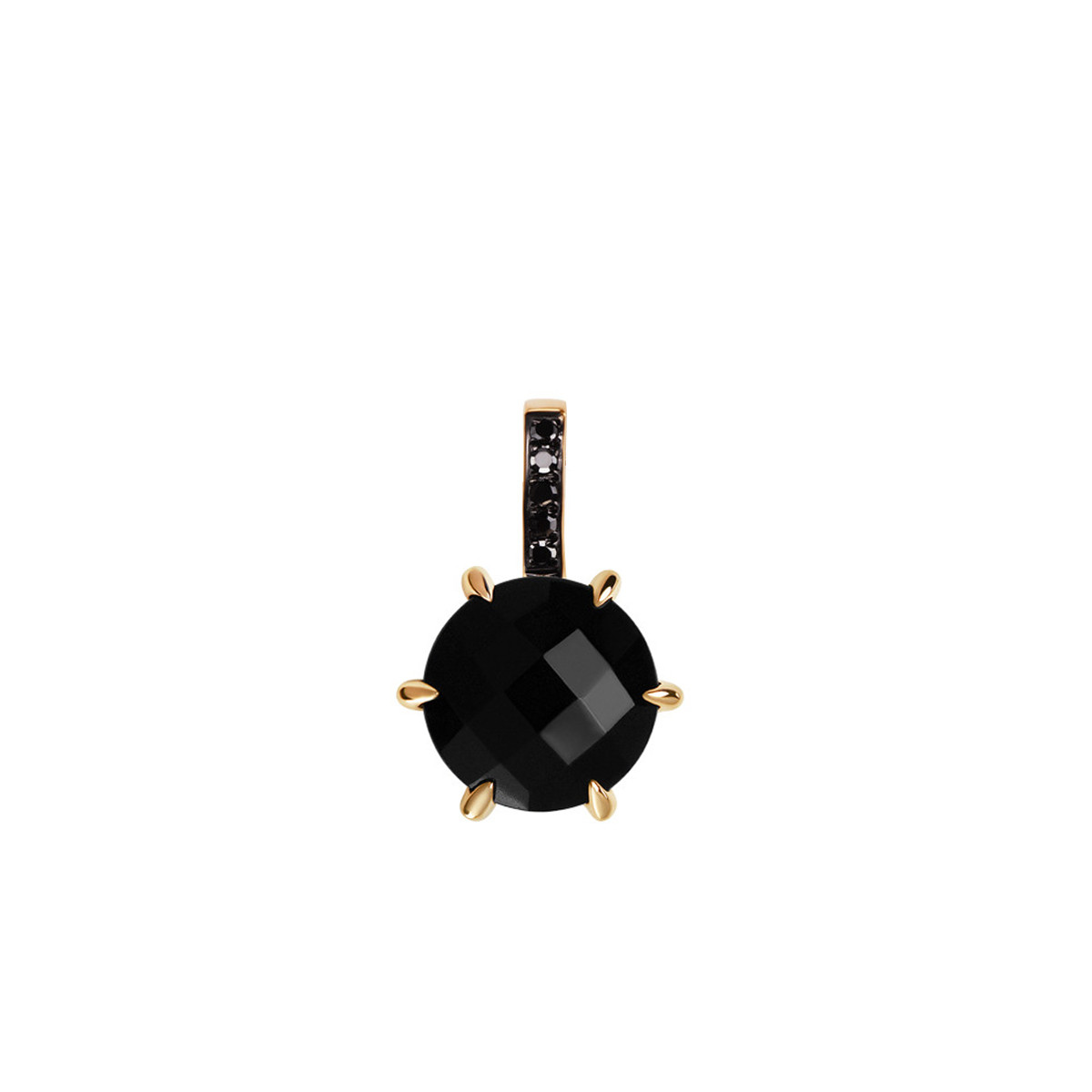 超特価セール開催！！ Zawieszka Midnight - diamentami czarnymi i onyksem z złota その他
