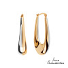 Kolczyki z dwukolorowego złota