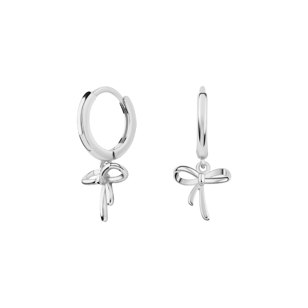 YES Kolczyki srebrne - kokardy